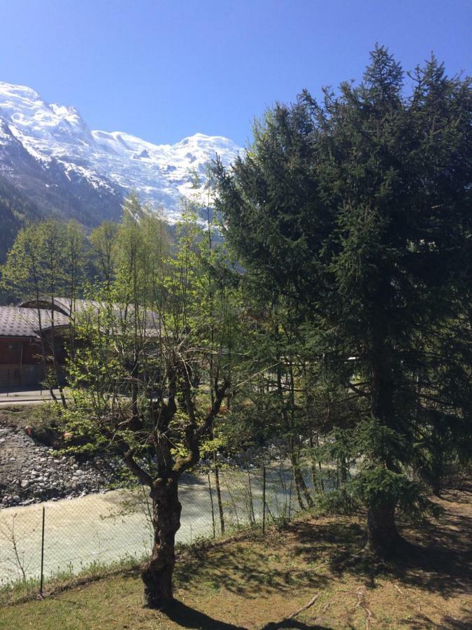Studio Lumineux Avec Vue Sur Le Massif Du Mont-Blanc Chamonix Exteriör bild